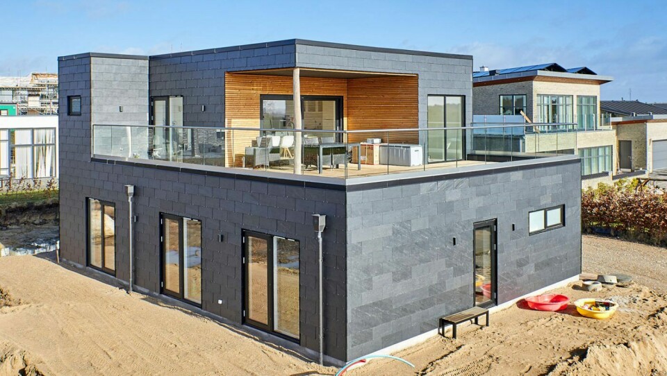 Dette huset i Danmark har fått hybridløsning for ventilasjon.Foto: LivingBetter