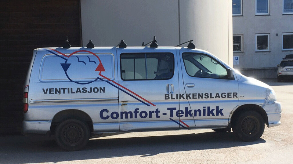 Bilene til Comfort Teknikk står stille, men det jobbes for ny oppstart. Bilene til Comfort Teknikk står stille, men det jobbes for ny oppstart.