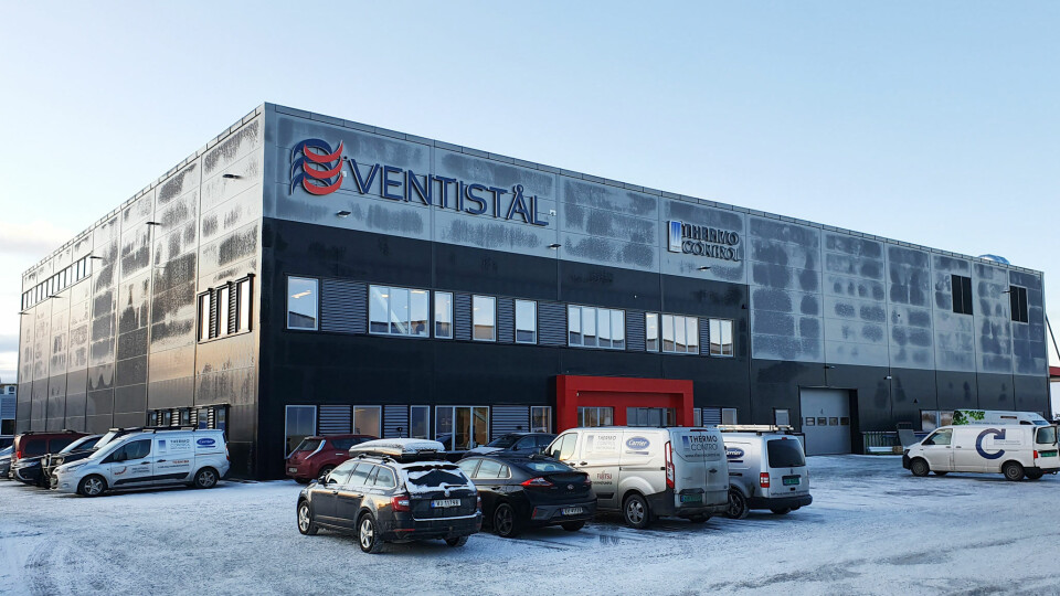 Slik ser det nye bygget til Ventistål i Trondheim ut.