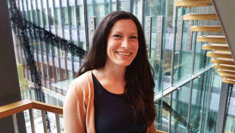 Caroline Khoury Nilsen anbefaler blikkenslagere til aktivt å reklamere for faget fram til søkerfristen 1. mars. Caroline Khoury Nilsen anbefaler blikkenslagere til aktivt å reklamere for faget fram til søkerfristen 1. mars.