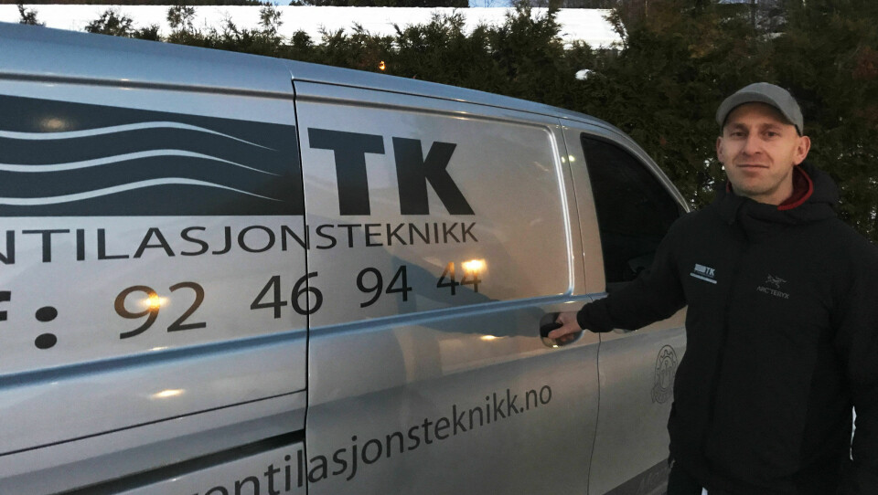 Torgeir Kasin har lykkes med sin satsing på ventilasjon i eget firma.