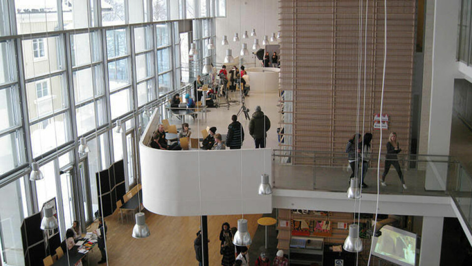 Sørumsand videregående skole blir modernisert med gjenbruk av blant annet ventilasjonskanaler.