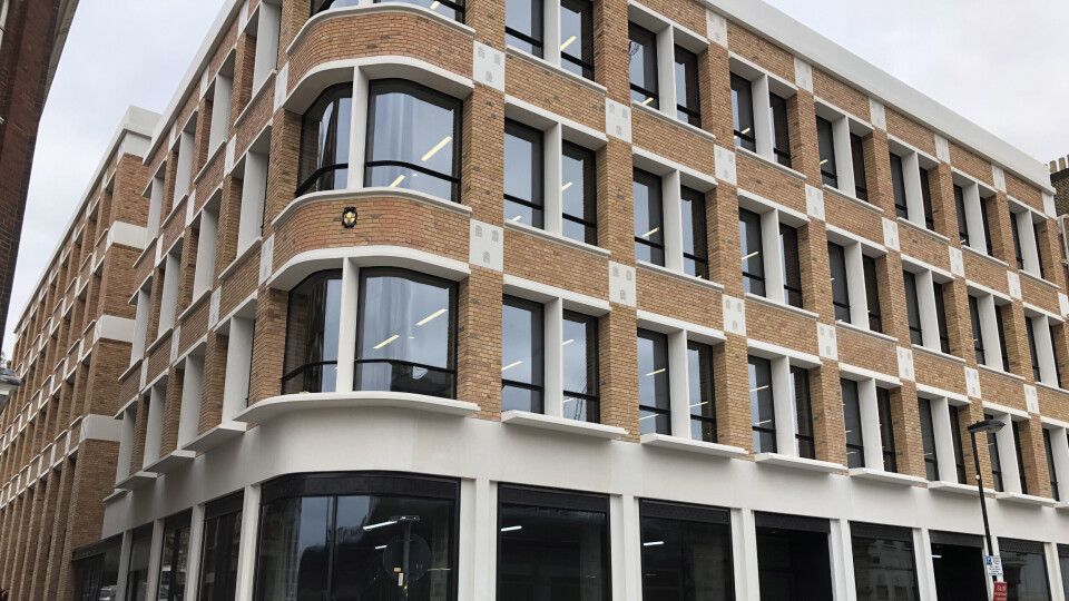 AET har brukt det innovative systemet med ventilasjon i dette bygget i London.