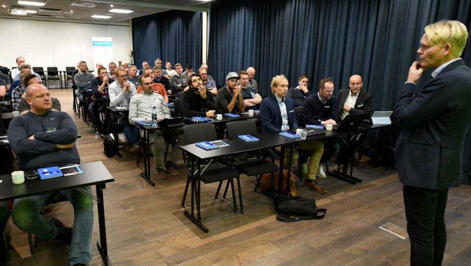 Eivind Kolstad presenterte Eco Nordic for Proffpartnerne.Foto: Anders Tøsse, Vest Vind Media