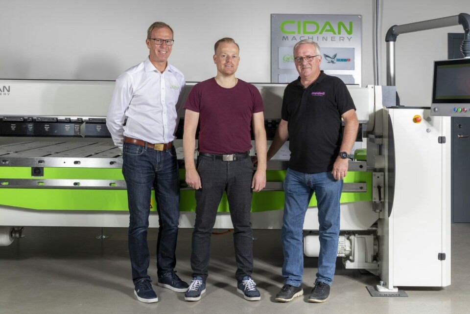 Her ser vi Lars Olander, Cidan, Carl Priésner og Kjell Åge Olsen fra P. Meidell.