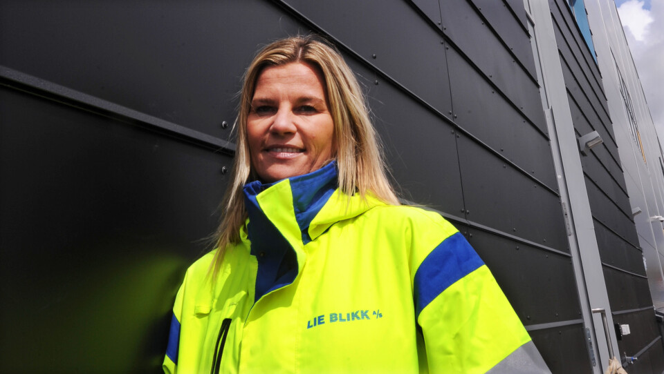 Kate Mariann Lie kan vise til at Lie Blikk AS er best i driftsmargin hos de største bedriftene. Kate Mariann Lie kan vise til at Lie Blikk AS er best i driftsmargin hos de største bedriftene.