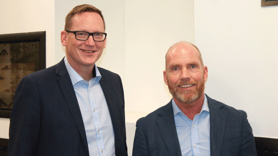 Geir Vernan, daglig leder for Schiedel Skorsteiner og Håkan Magnusson hos BMI Group Norge er glad for endringene. Geir Vernan, daglig leder for Schiedel Skorsteiner og Håkan Magnusson hos BMI Group Norge er glad for endringene.