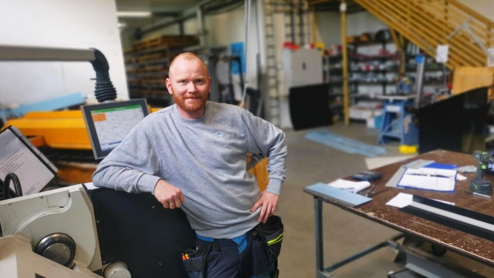 Kenneth Bertheussen er bonde på «fritiden» og kunne kanskje tenke seg å gå av tidlig og heller bli bonde. 40-åringen har etablert en egen underavdeling i Bertheussen Blikkenslager i Sørreisa.