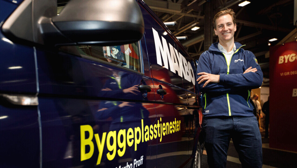 Nå lanserer Byggeplasstjenester for proffkundene hos Maxbo hvor Erik Muldorff Frellsen sine ansatte kjører ut til kunden.
