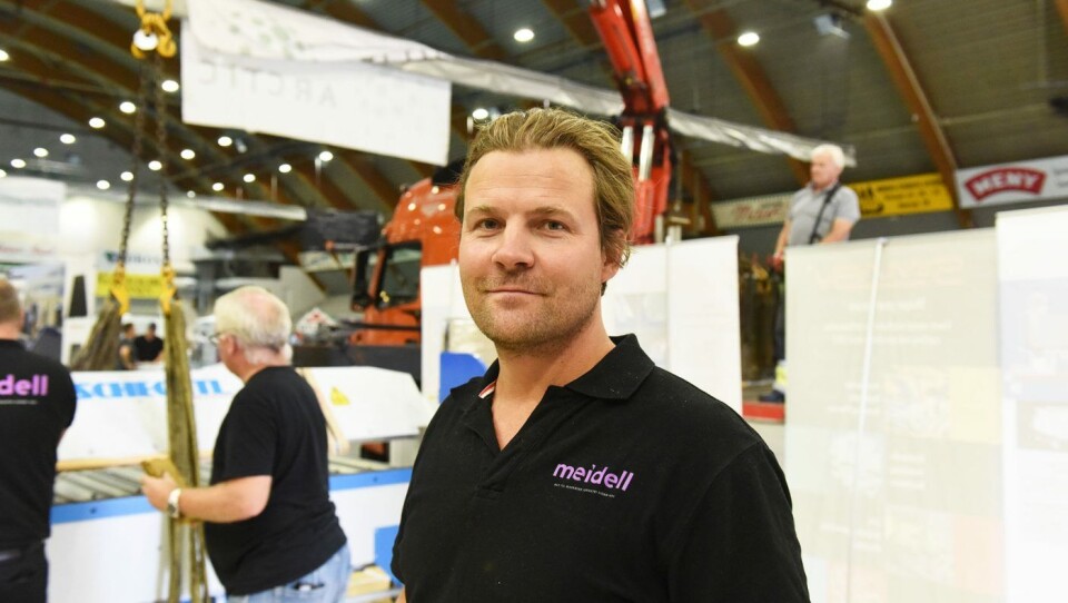 Asgeir Bakken i P. Meidell gleder seg til å trekke blikkenslagerne under Fagmesse 2018.Foto: Oddbjørn Roksvaag, Vest Vind Media Asgeir Bakken i P. Meidell gleder seg til å trekke blikkenslagerne under Fagmesse 2018.Foto: Oddbjørn Roksvaag, Vest Vind Media