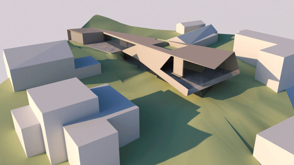Arkitekttegnet bolig i Tromsø.Illustrasjon: Stinessen Arkitektur Arkitekttegnet bolig i Tromsø.Illustrasjon: Stinessen Arkitektur