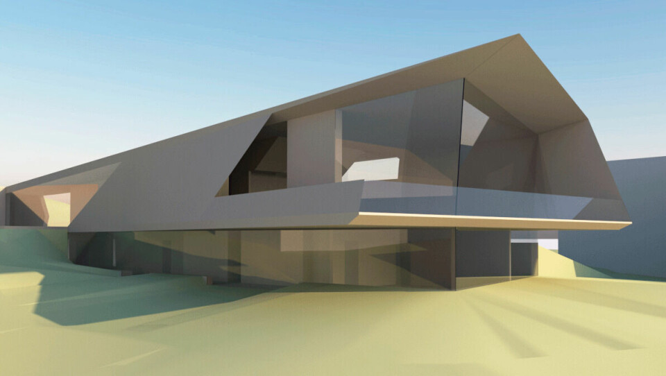 Slik ser arkitekten Stinessen Arkitektur for seg den nye eneboligen i Tromsø.