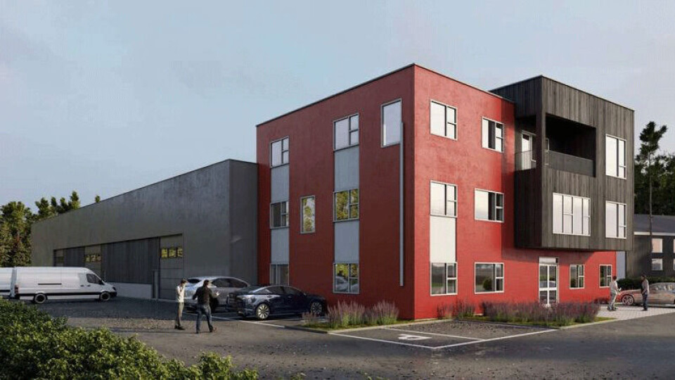 Slik planlegges det nye bygget som skal gi rom for 6 ulike entreprenører i Melhus. Slik planlegges det nye bygget som skal gi rom for 6 ulike entreprenører i Melhus.