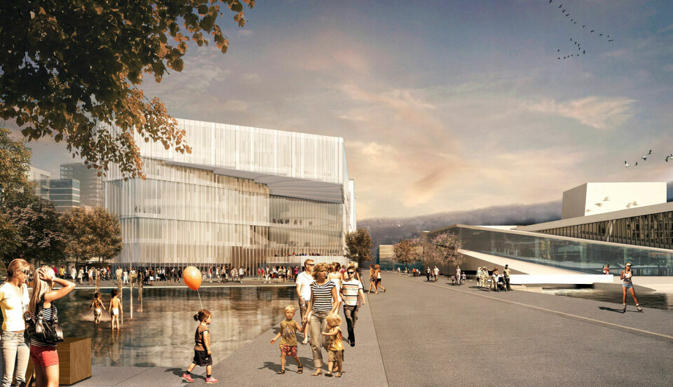 Ved siden av operaen i Oslo bygges Deichmanske bibliotek med avanserte løsninger.