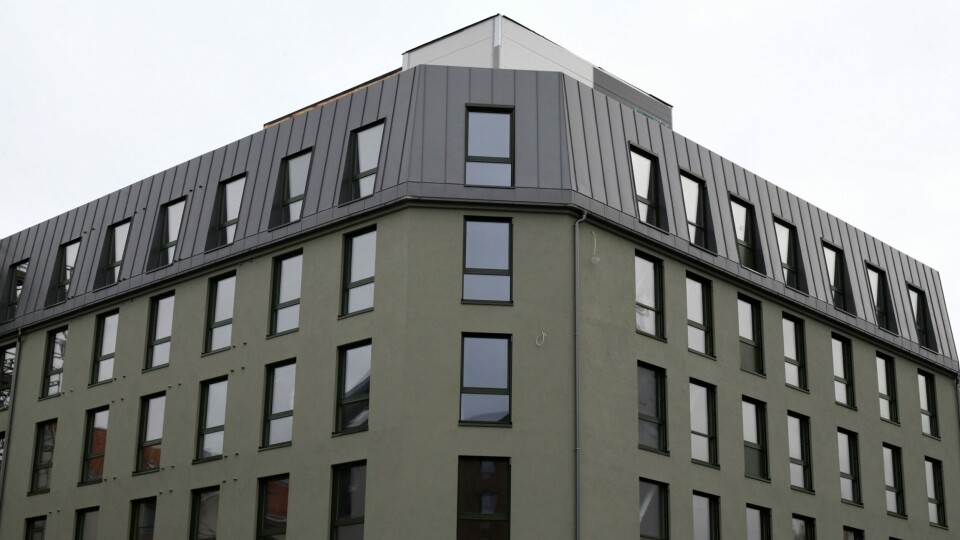 Godt synlig båndtekking slik som på dette bygget bidrar til positiv omtale i Trondheim. Godt synlig båndtekking slik som på dette bygget bidrar til positiv omtale i Trondheim.