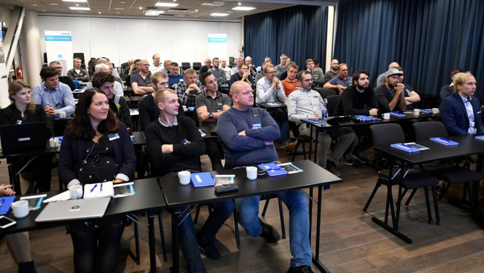 Mange partnere med Flexit lyttet til foredrag på onsdag.Foto: Anders Tøsse, Vest Vind Media