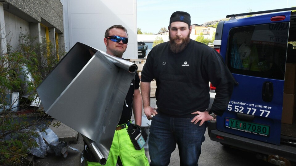 Christoffer Iversen (t.v.) og Christoffer Fjeld har nok å henge fingrene i Bodø for tiden.