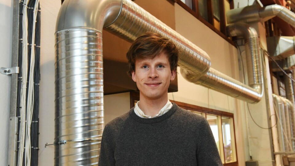 Kristian Stenerud Skeie fra SINTEF har vært med å forske på blant annet boligventilasjon for boligblokker.Foto: Anders Tøsse, Vest Vind Media