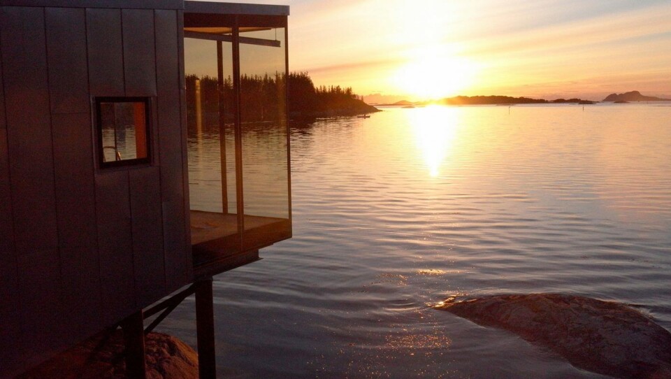 Idyllen er maks for de som vil nyte livet på en fin sommerdag fra sjøhytta.