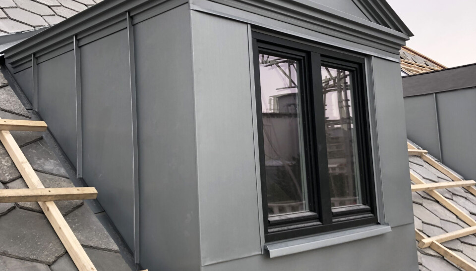 Skifertak og
beslagsarbeid
på Bankkvartalet