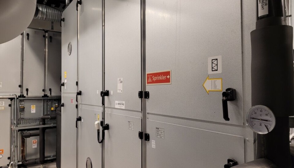 Ventilasjon på Råholt barneskole