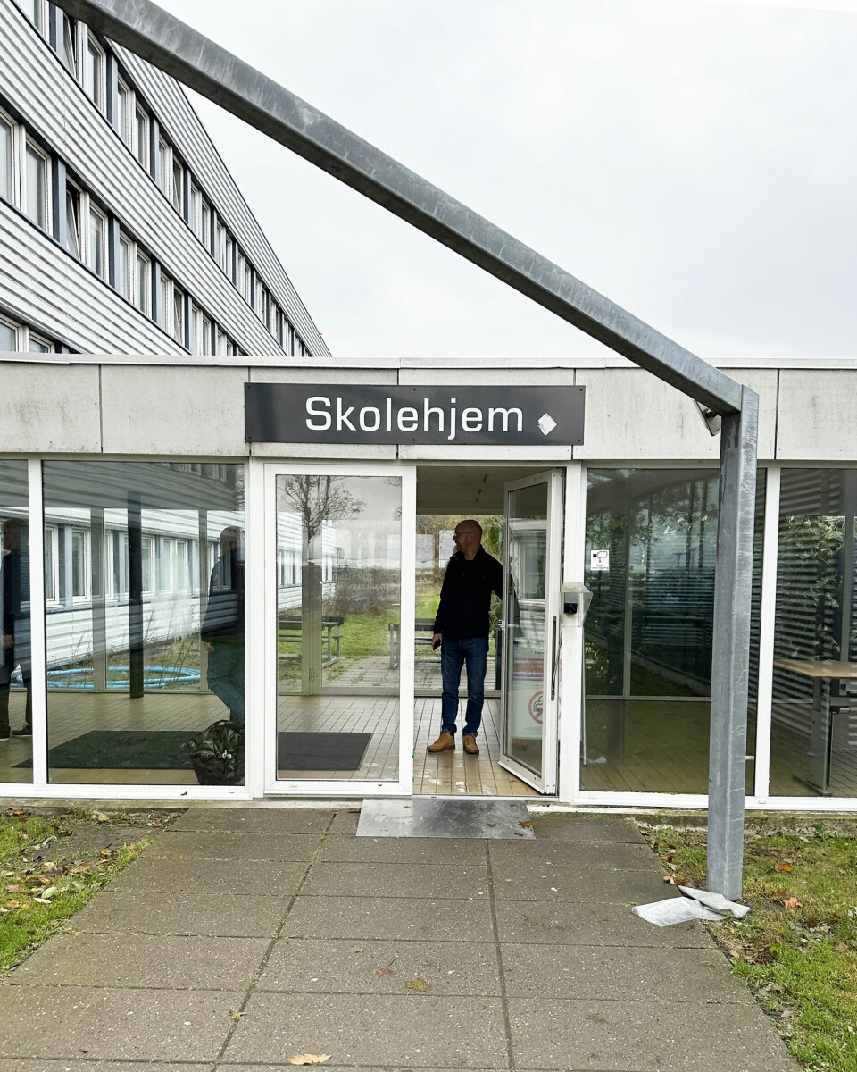 De norske elevene bor på skolehjemmet i tilknytning til skolen.
